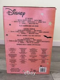 Disney Halloween Spooky Village Town Haunted House Music Sounds Costco 12 Pcs