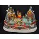 Disney Musical Skating Pond Animated Lighted Christmas Village Centerpiece withBox