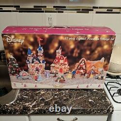 Disney Princess 12 Piece Lighted Porcelain Village Read Description