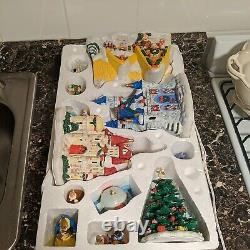 Disney Princess 12 Piece Lighted Porcelain Village Read Description