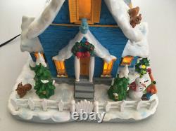 Disney Toon Town Goofy's Holiday House Christmas Village (Read Description)