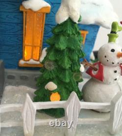 Disney Toon Town Goofy's Holiday House Christmas Village (Read Description)