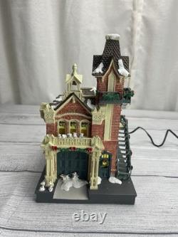 Disney Village Light Up Fire Station 101 Dalmations Christmas