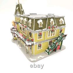 Disney Village Main Street Christmas Casey's Corner Lighted Store Figurine House