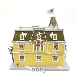 Disney Village Main Street Christmas Casey's Corner Lighted Store Figurine House