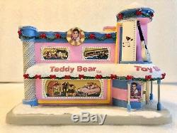 Elvis Presley Rock & Roll Hawthorne Holiday Village Teddy Bear Toy Store Rare