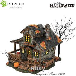 Enesco Department 56 Snow Village Halloween Ichabod Crane's House NIB