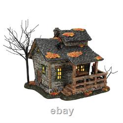 Enesco Department 56 Snow Village Halloween Ichabod Crane's House NIB