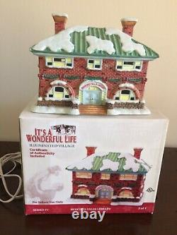 Enesco It's A Wonderful Life Bedford Falls Library Series IV Pre-Owned