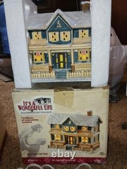 Enesco It's A Wonderful Life Christmas Village series 1 & 2. All main buildings