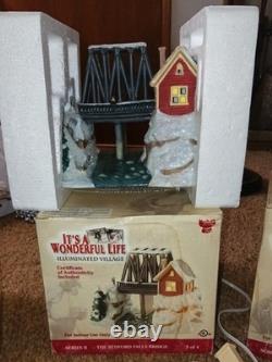 Enesco It's A Wonderful Life Christmas Village series 1 & 2. All main buildings