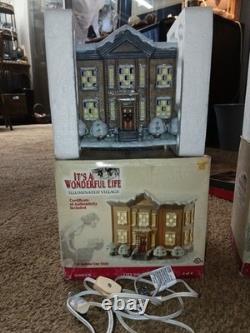 Enesco It's A Wonderful Life Christmas Village series 1 & 2. All main buildings