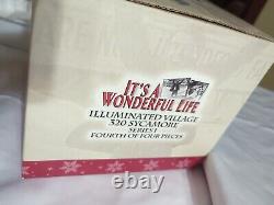 Enesco It's A Wonderful Life Illuminated Village 320 Sycamore House Series 1