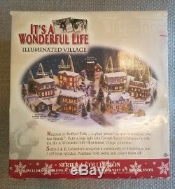 Enesco It's A Wonderful Life Illuminated Village Series 1 Collection 4 Buildings
