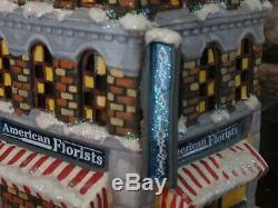 Enesco Its A Wonderful Life Illuminated Bedford Falls Florist Shop Series V Mib