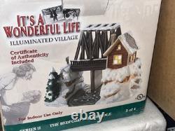 Enesco Its a Wonderful Life Bedford Falls Bridge Christmas House Series II
