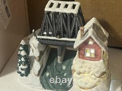 Enesco Its a Wonderful Life Bedford Falls Bridge Christmas House Series II