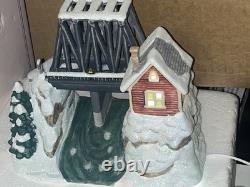 Enesco Its a Wonderful Life Bedford Falls Bridge Christmas House Series II