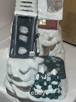 Enesco Its a Wonderful Life Bedford Falls Bridge Christmas House Series II