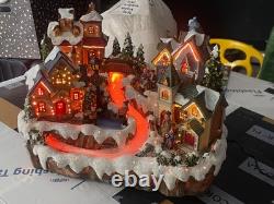 Fiber Optic Christmas Village