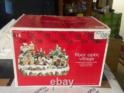 Fiber Optic Christmas Village