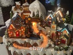 Fiber Optic Christmas Village