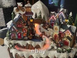 Fiber Optic Christmas Village