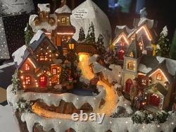 Fiber Optic Christmas Village