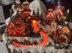Fiber Optic Christmas Village