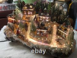 Fiber Optic Christmas Village Beautiful