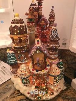 Fiber Optic Holiday Christmas Gingerbread House Cookie Candy Tree Motion BIG