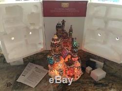 Fiber Optic Holiday Christmas Gingerbread House Cookie Candy Tree Motion BIG
