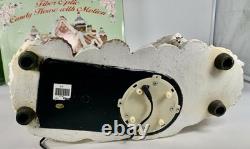 Fiber Optic Motion Animated Christmas Gingerbread House Mansion Works! WithBox