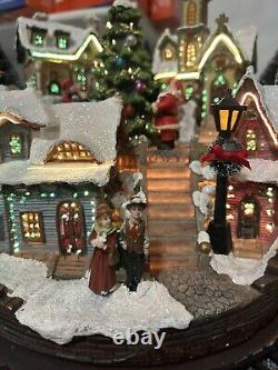 Fiber optic christmas village houses Tested Working