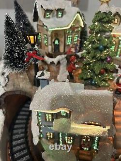 Fiber optic christmas village houses Tested Working