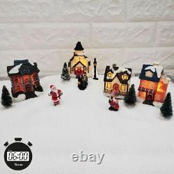 Figurine Church House Party Holiday DIY Christmas Village Collection Building