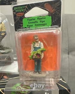 Final Reduction 10 Lemax Retired &New Carnivorous Figurines & Building Lot