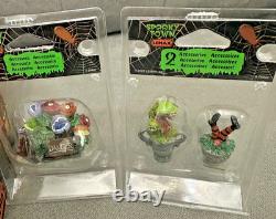 Final Reduction 10 Lemax Retired &New Carnivorous Figurines & Building Lot