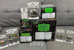 Final Reduction 10 Lemax Retired &New Carnivorous Figurines & Building Lot