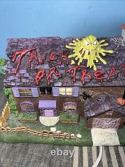 Flanders House Simpsons Halloween Village Hawthorne Rare