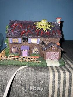 Flanders House Simpsons Halloween Village Hawthorne Rare