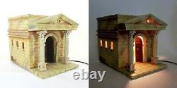 Fontanini 1999 TEMPLE 13 Building for 5 Scale Nativity Illuminated 50219