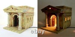 Fontanini 1999 TEMPLE 13 Building for 5 Scale Nativity Illuminated 50219