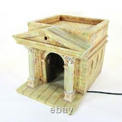 Fontanini 1999 TEMPLE 13 Building for 5 Scale Nativity Illuminated 50219