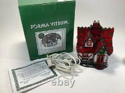 Forma Vitrum Lighted Stained Glass 1997 Peppermint Place No. 41103 In Box