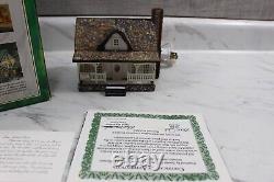 Forma Vitrum Vitreville Cozy Cottage In Box with COA -Bill Job Stained Glass