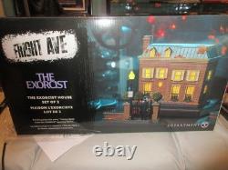Fright Avenue The Exorcist House & Lamp Post Mib $285 Halloween $355 Free Ship