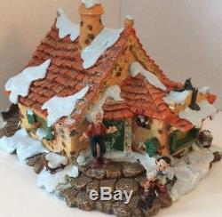 Fumark (Disney) Lighted Pinocchio Village House Geppetto's Toy Shop, Christmas