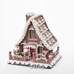 Gingerbread Candy House with LED Lighting 10 Christmas Kurt Adler D2869