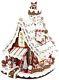 Gingerbread House Icing Snowy Village Candy Lighted Christmas 12In Free Shipping